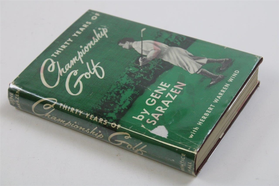Gene Sarazen Signed 1st Edition 'Thirty Years Of Championship Golf' Book JSA ALOA