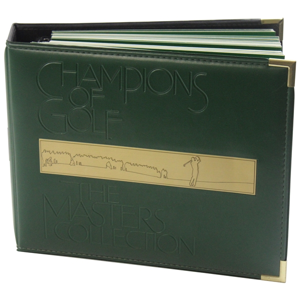 Champions of Golf The Masters Collection Foil Golf Cards in Binder - 1934-1993