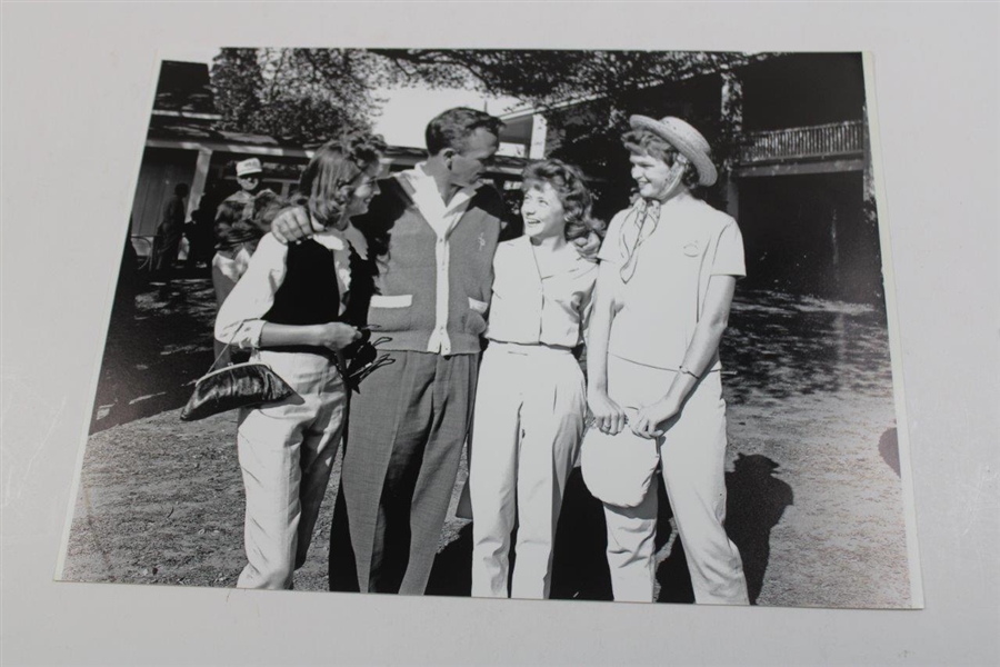 Four (4) Various Arnold Palmer w/Winnie & others at ANGC 11x14 Presentation Photos