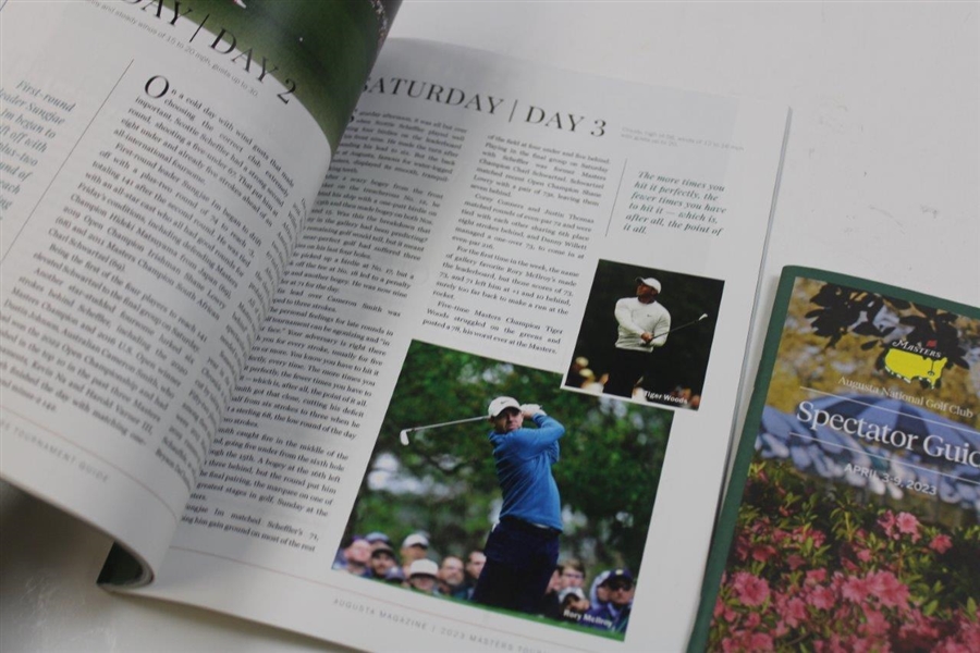 2023 Masters Tournament Guide to the Tournament Magazine w/2023 Spectator Guide