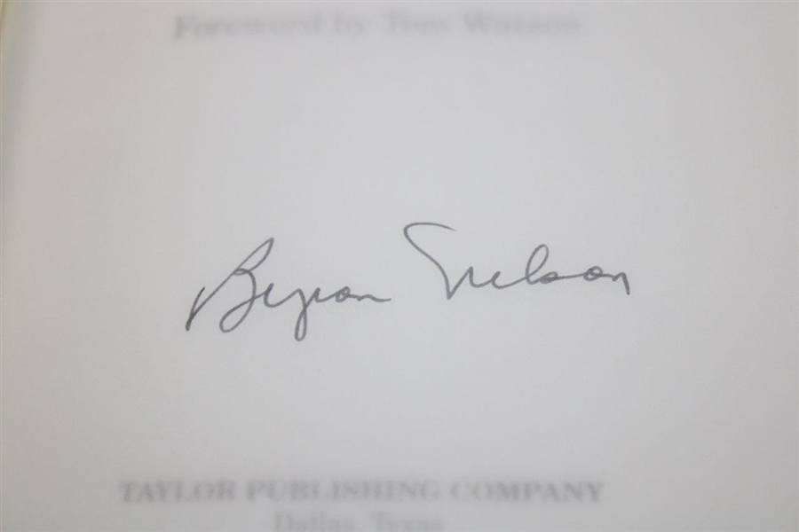 Byron Nelson Twice Signed 1973 'Byron Nelson's Winning Golf' LTD ED #484/500 Book JSA ALOA