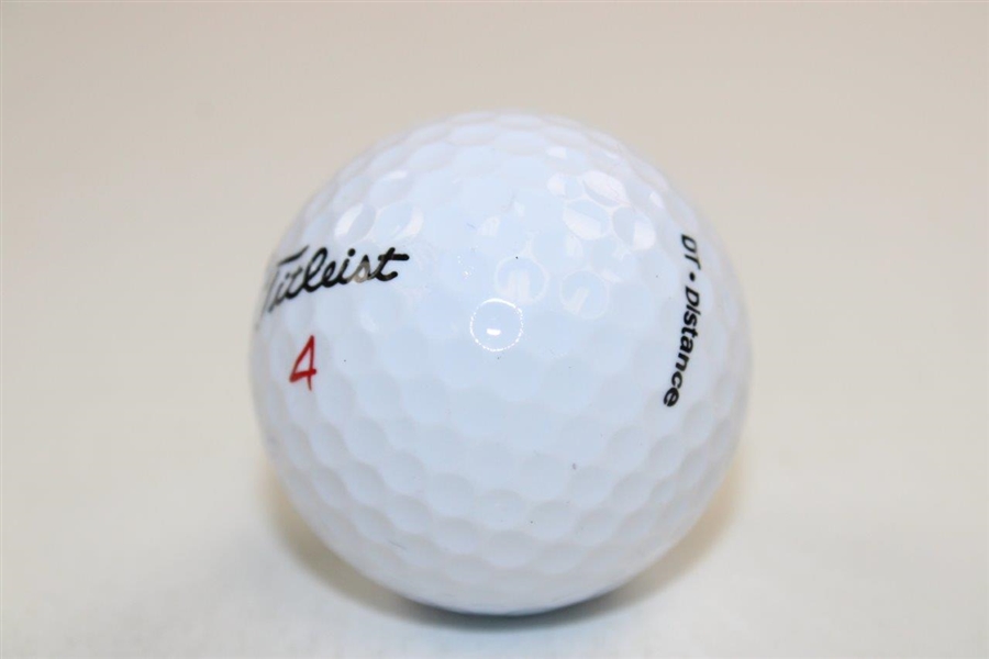 Jack Nicklaus Signed Masters Logo Golf Ball JSA ALOA