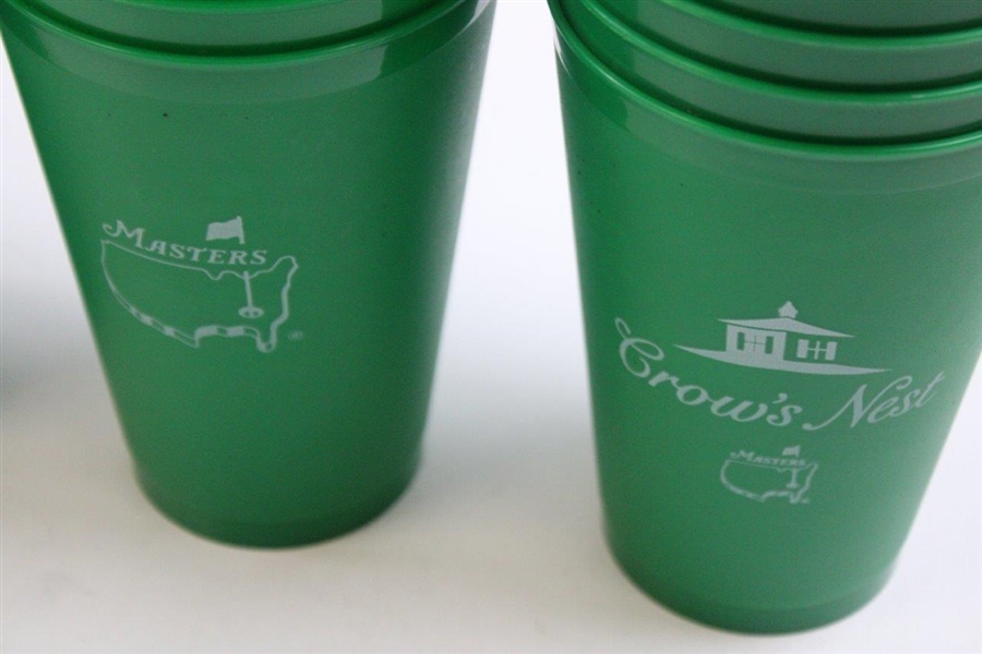 Masters Tournament Green Crows Nest (31) & Masters Logo (6) Cups - Thirty Seven (37) Total