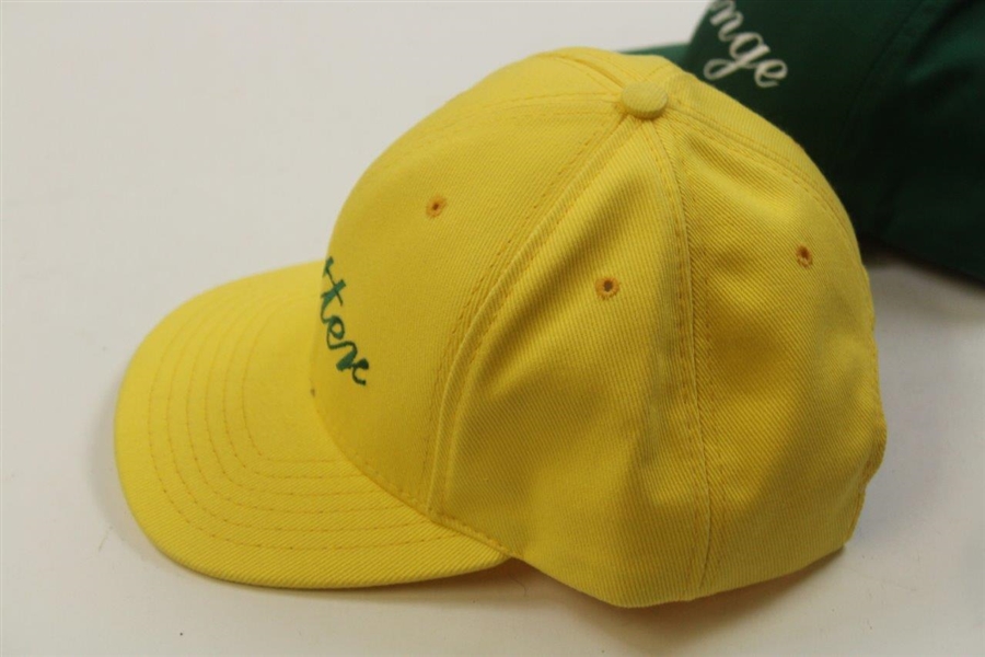 Masters Tournament Staff, Range & Litter Caddy Hats - Navy/Yellow/Green