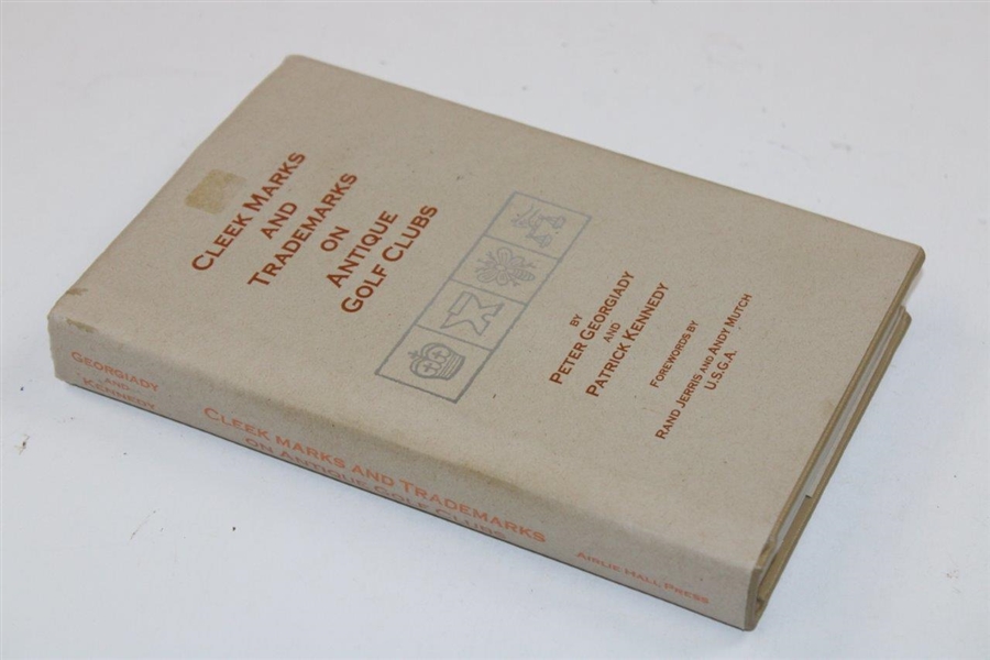 2000 'Cleek Marks & Trademarks on Antique Golf Clubs' LTD 1st.ED #49/50 Signed by Authors