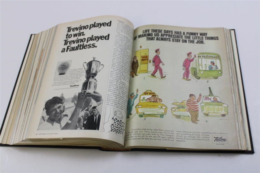 1971 Golf Digest Magazine Book - All 12 Monthly Issues