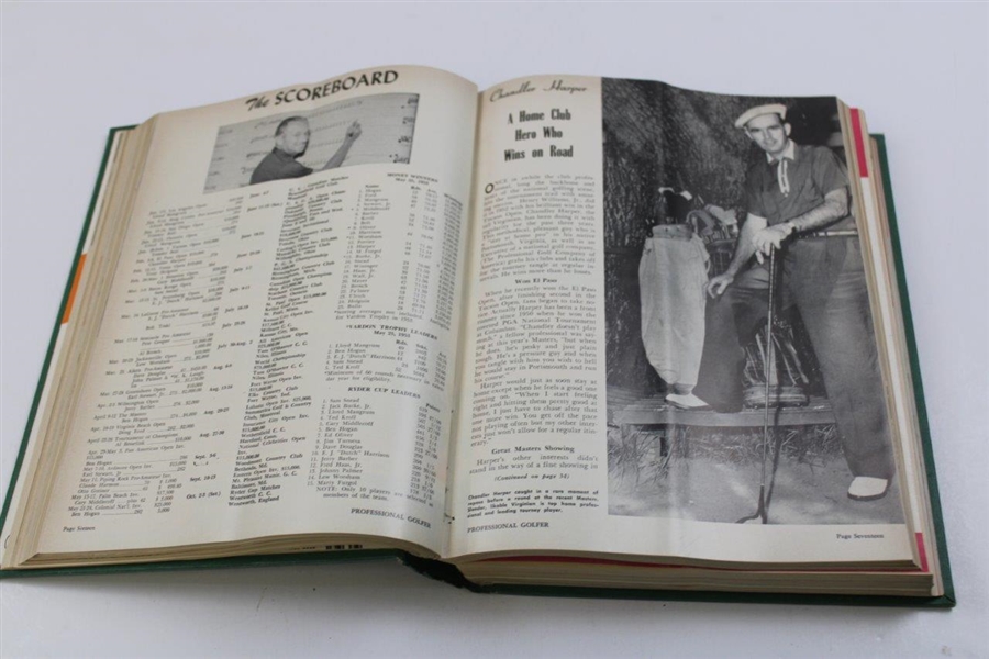 1953-1954 Professional Golfer Magazine Book - All 24 Monthly Issues