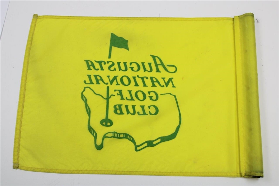 Augusta National Golf Club Yellow Course Flag - Course Flown