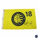 Michael Campbell Signed 2005 US Open at Pinehurst No. 2 Yellow Screen Flag JSA ALOA