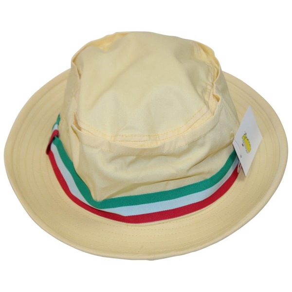 Masters Butter Yellow Tricolor Band Bucket Hat