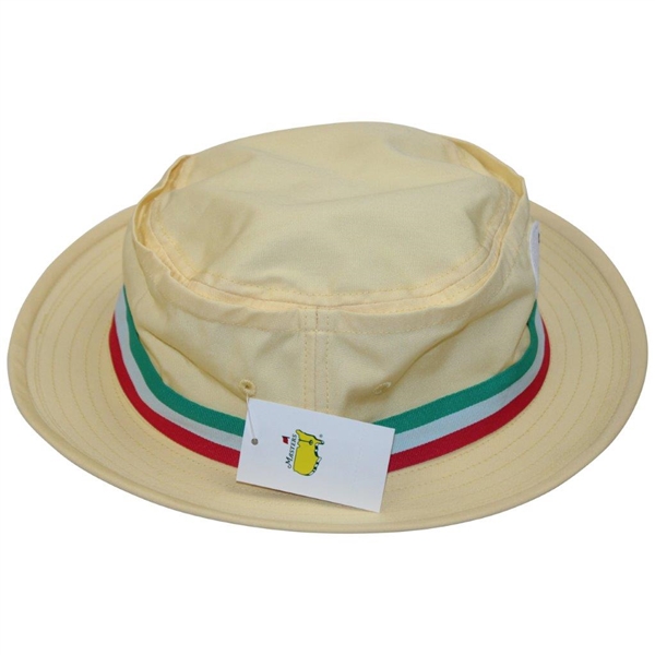 Masters Butter Yellow Tricolor Band Bucket Hat