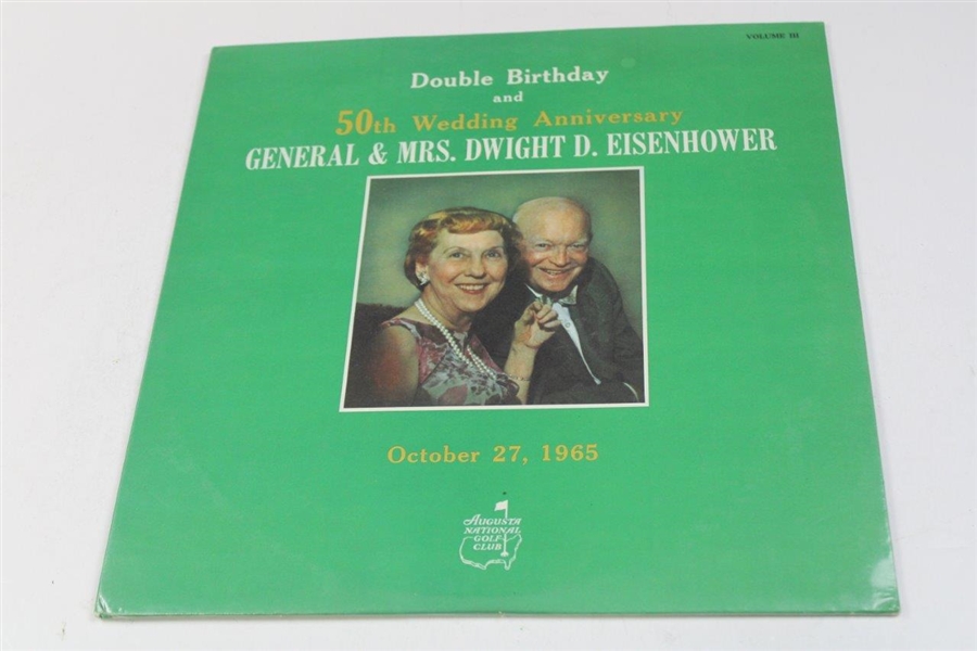 1965 Augusta National Eisenhower 50th Wedding Anniversary/Birthday Albums - Volumes I, II & III - Unopened 