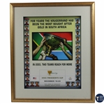 2003 Presidents Cup at The Links Fancourt Poster - Framed