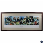 1980-1989 Open Championship Decade of Champions Ltd Ed 230/850 by Heslop Print - Framed