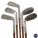 Wilson Walker Cup Model Stainless Steel Hickory Shaft 2,5,7,8,9 Irons 