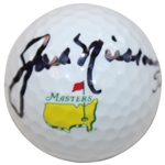 Jack Nicklaus Signed Masters Logo Titleist 1 Golf Ball JSA ALOA