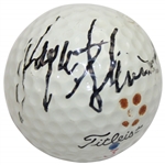 Payne Stewart Signed Titleist 3 Logo Golf Ball JSA ALOA
