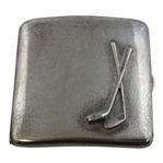 Sterling Silver Layered Golf Clubs Themed Cigarette Holder