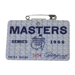 1966 Masters Tournament SERIES Badge #5454 - Jack Nicklaus Win