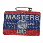 1976 Masters Tournament SERIES Badge #14250 - Ray Floyd Win
