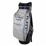 Ray Floyd Signed Personal Used Golf Bag Large Signature with Steve Williams as Caddy