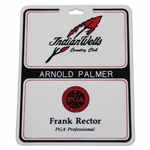 Arnold Palmers Indian Wells Country Club Bag Tag - Site of Final PGA Tour Victory - Royce Nielson Collection