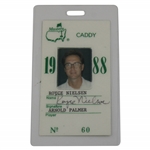 Arnold Palmers 1988 Masters Tournament Caddy Badge #60 - Royce Nielson Collection