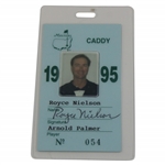 Arnold Palmers 1995 Masters Tournament Caddy Badge #54 - Royce Nielson Collection