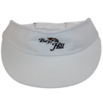 Arnold Palmers Personal Worn Bay Hill White Visor - Caddy Nielson Collection