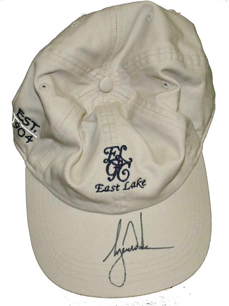 Lot Detail Tiger Woods Signed East Lake Golf Club Hat JSA COA