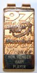 1997 European Tour Members Money Clip for Gary Player