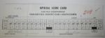1972 PGA Championship Official Score Card from Winner Gary Player Sat/5. COA from JSA. (James Spence Authentication).