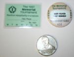 1997 Gary Player Memorial Tournament Honoree Medallion Award, ID,  and Badge