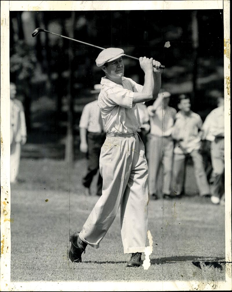 Lot Detail Byron Nelson Wire photo Winning Pga Beating Snead 1 UP