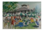 Masters Menu from Back Patio of Augusta National Clubhouse