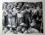 Arnold Palmer, Julius Boros 2 - 11x14 Original Media Photos w. Newspaper Photos attached - Creasing in photos
