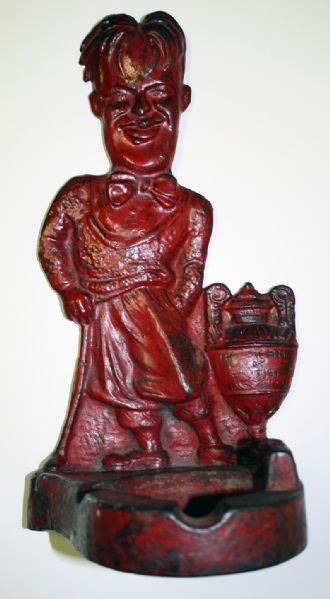 1926 Bobby Jones Ashtray/Doorstop With Championship Trophy SELDOM SCENE