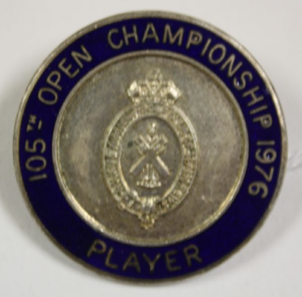 Curtis Stranges 1976 British Open Contestants Pin