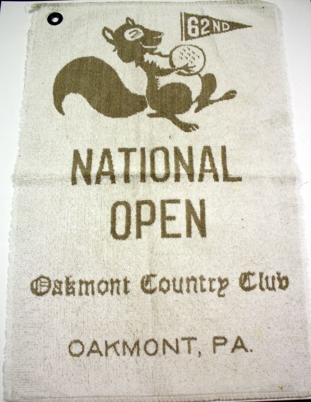 Lot Detail 1962 US Open towel Oakmont