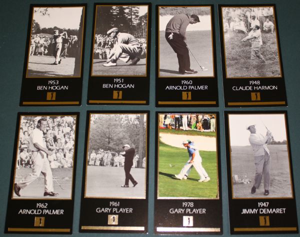 34 Gold Foil GSU Cards with 1982 Masters Champion Craig The Walrus Stadler Signed JSA COA