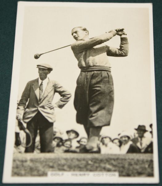 1935 J.A. Pattreiouex Sporting Events and Stars - Henry Cotton