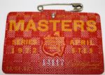 1972 Masters Badge - Nicklaus Wins!