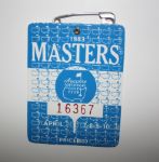 1983 Masters Tournament Badge