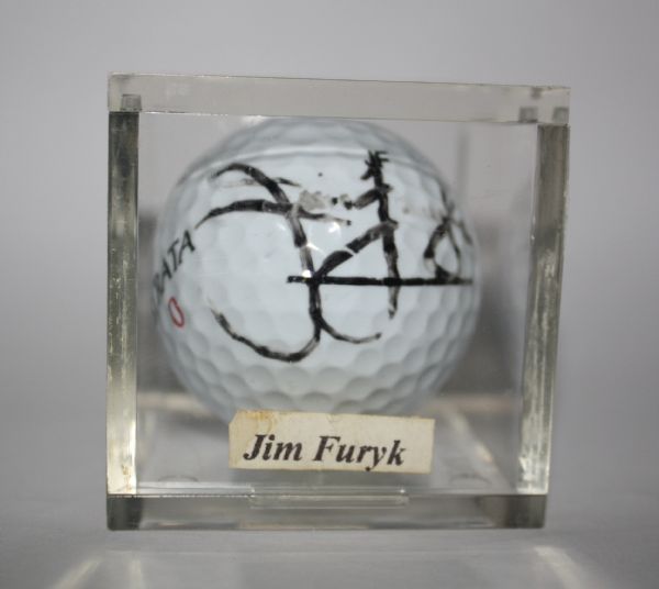 Jim Furyk Auto Ball