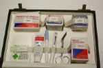1975 Masters Tournament Gift - Complete First Aid Kit with Card 