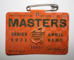 1971 Masters Tournament Badge