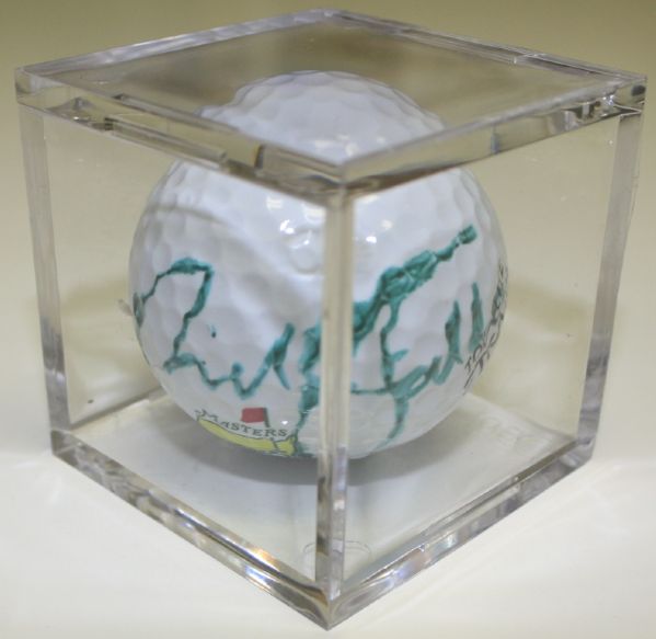 Nick Faldo Masters Logo Signed Golf Ball