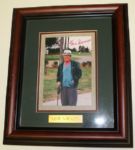 Gene Sarazen 4x6 Deluxe Framed Autographed Photo