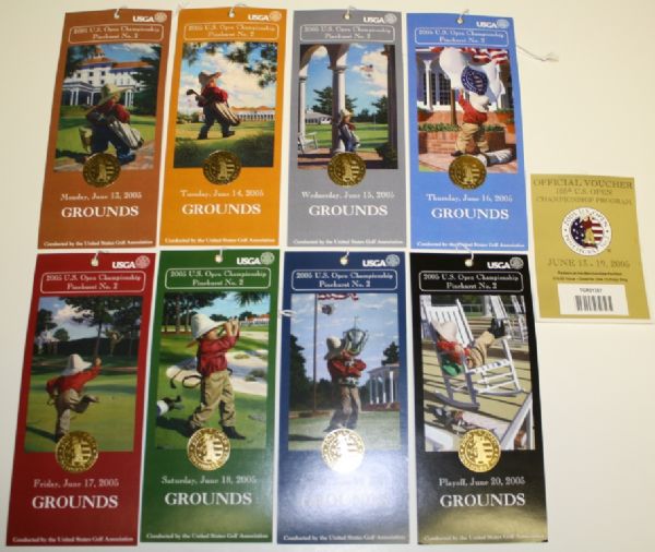 2005 US Open Ticket Set