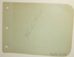 Horton Smith First Masters Champion Signature (1934 and 1936 Champ)